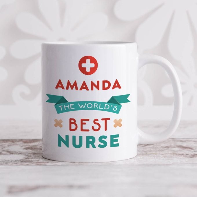 cană pentru asistentă "amanda best nurse"