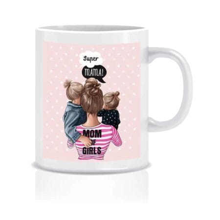 Cana Personalizata Mom of girls