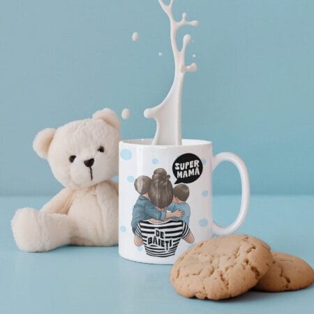 cană amuzantă "mom of boys" cadou pentru mame de băieți