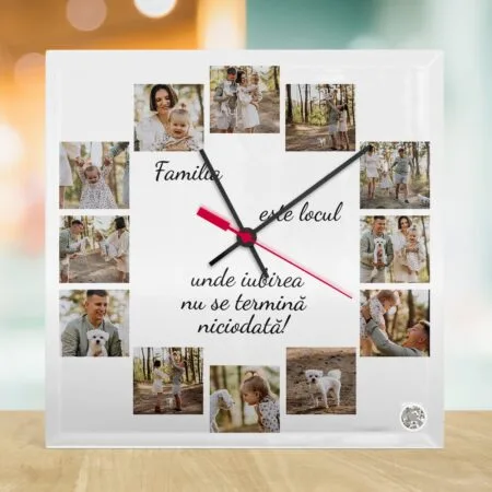 ceas personalizat familia