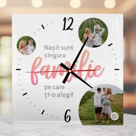 ceas personalizat nasii sunt singura familie