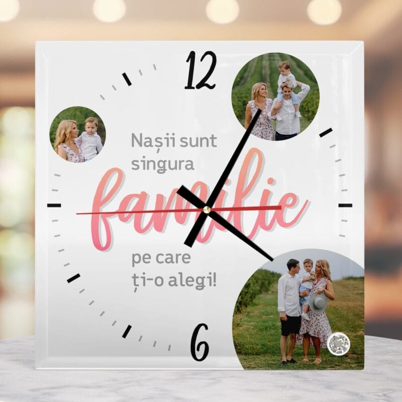 ceas personalizat nasii sunt singura familie