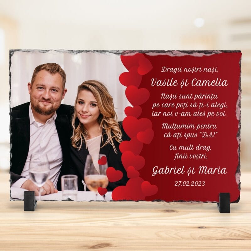 piatră personalizata pentru nasi