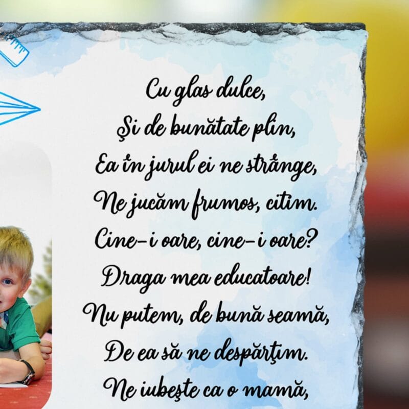 piatră personalizata pentru educatoare / invatatoare