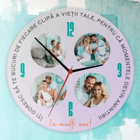 ceas personalizat la mulți ani