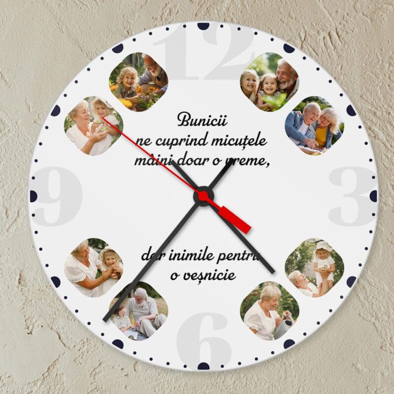 ceas personalizat pentru bunici