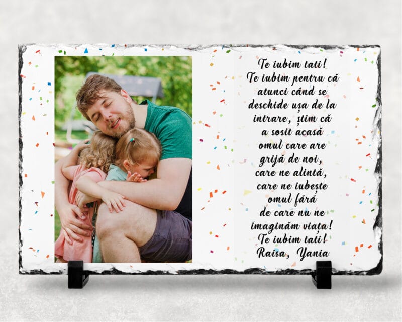 Piatră personalizata pentru Tata