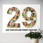 tablou canvas personalizat număr special