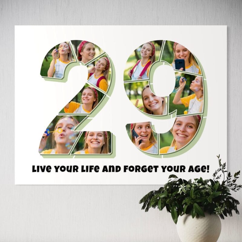 tablou canvas personalizat număr special