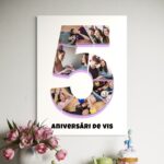 tablou canvas personalizat număr special