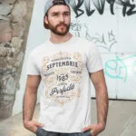 tricou personalizat aniversar pentru o legendă