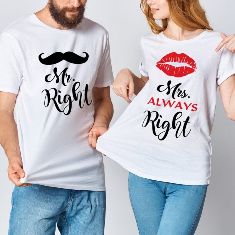 set tricouri personalizate always right