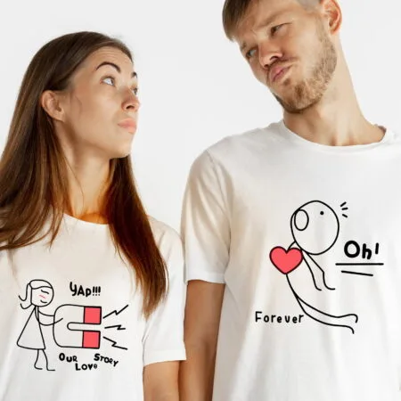 tricouri personalizate - our love story