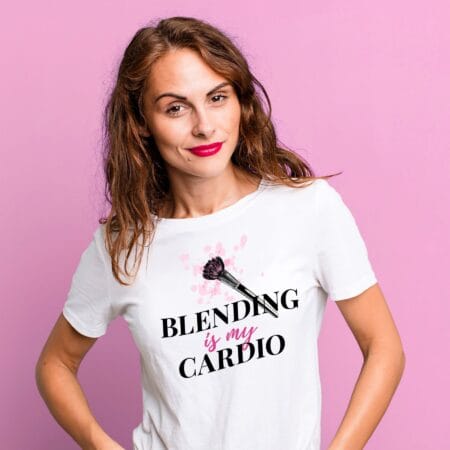 tricou personalizat blending is my cardio