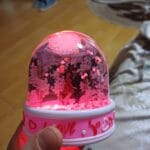 glob cu led și inimioare personalizat