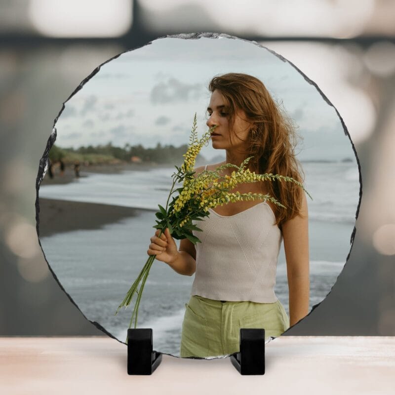 piatră personalizată rotundă