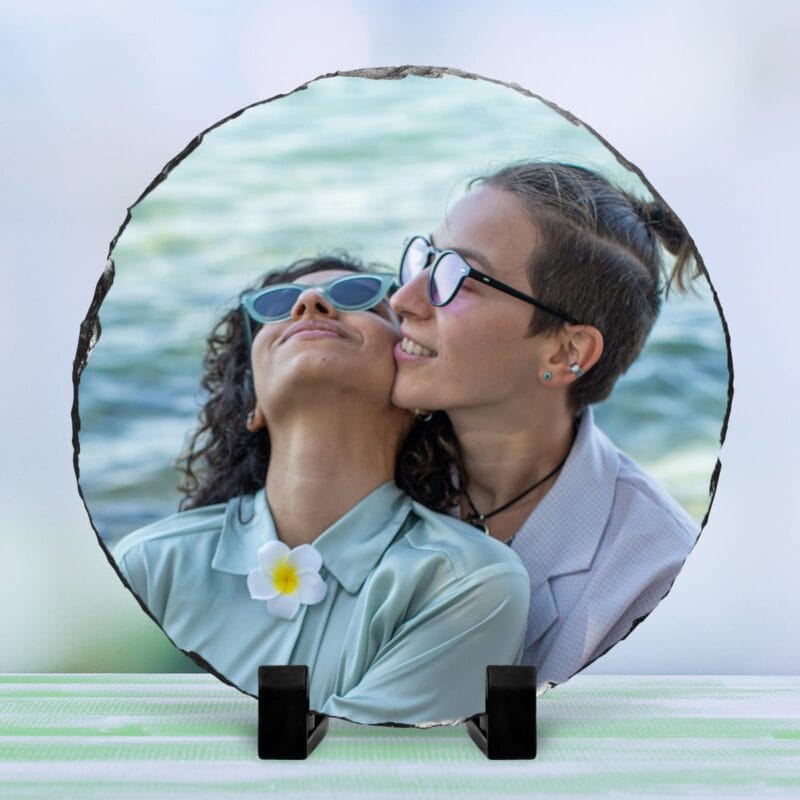 piatră personalizată rotundă