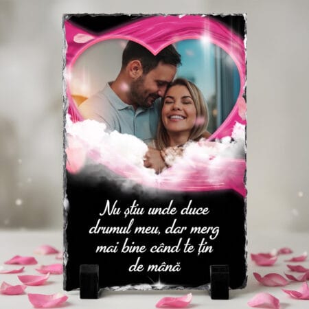 placă ardezie personalizată — cadou romantic drumul meu