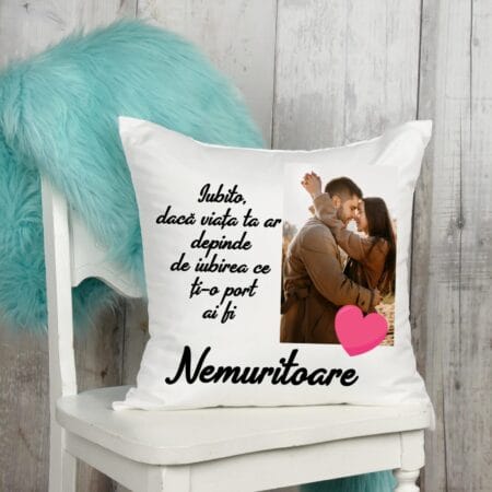 Pernă personalizată pentru iubita
