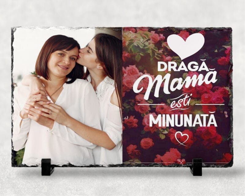 Piatră personalizata Draga Mama