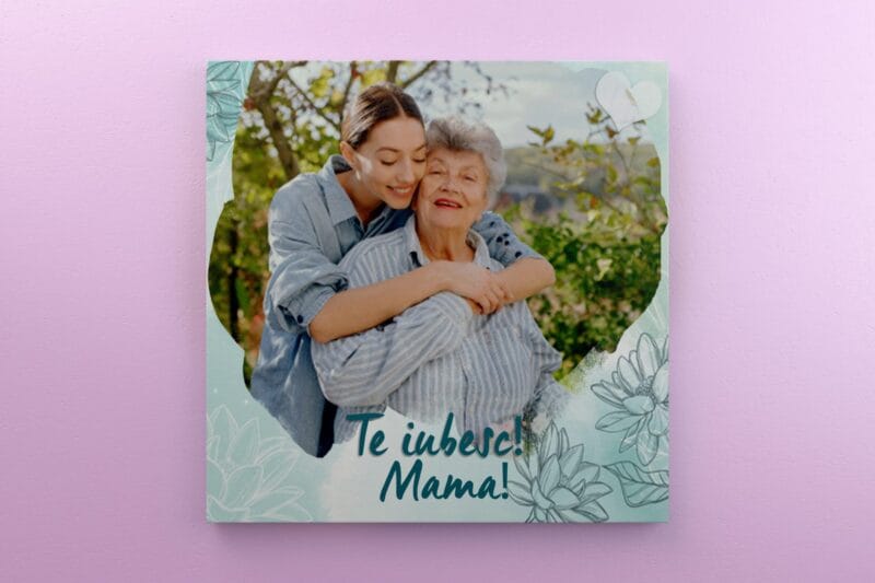 Tablou Canvas Personalizat Watercolor Pentru Mama