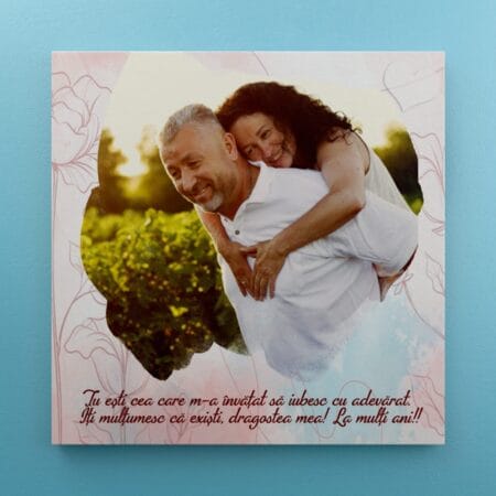 Tablou Canvas Personalizat Watercolor Pentru Soție