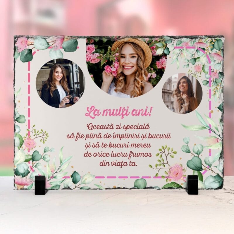 ardezie personalizată ziua numelui