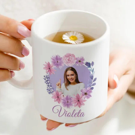 cană personalizată pentru violeta