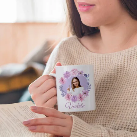 cană personalizată pentru violeta