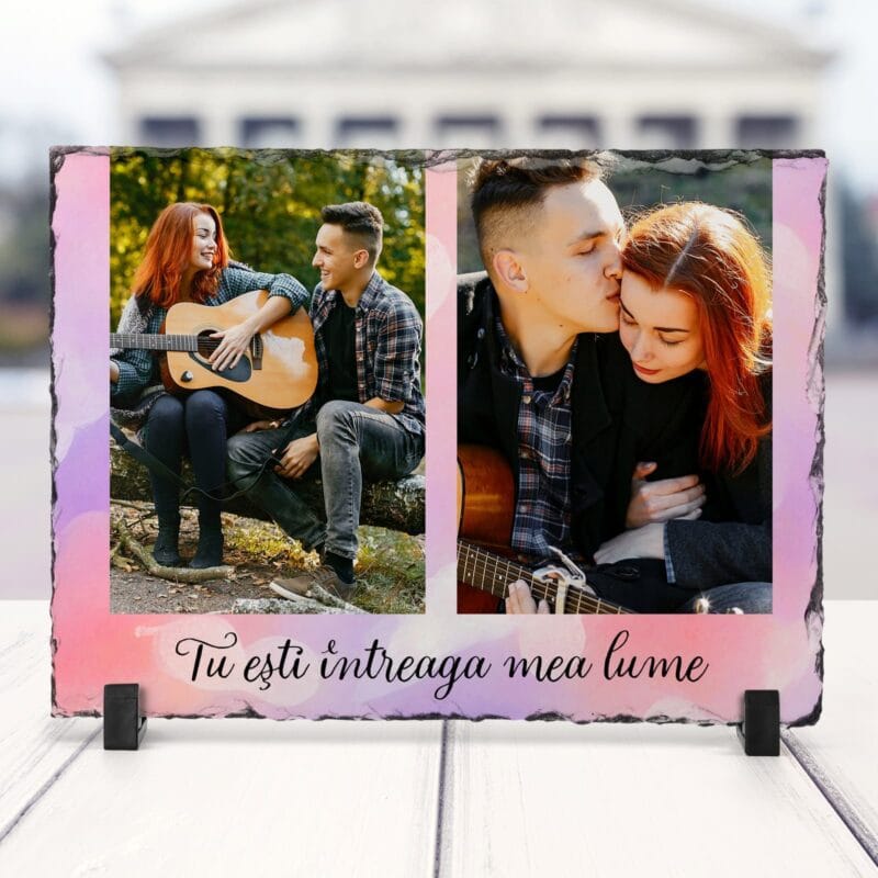 piatră personalizată tu ești Întreaga mea lume