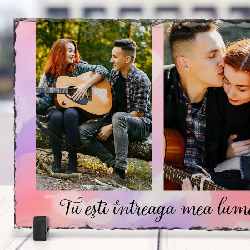 piatră personalizată tu ești Întreaga mea lume