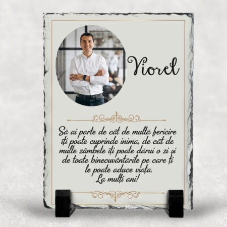 Ardezie Personalizata La Multi Ani Lacri (copiază)