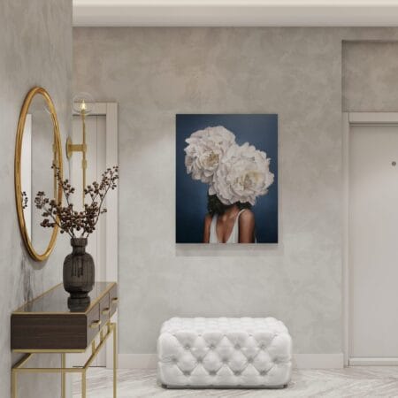 Tablou Canvas Decorativ Marble Grey & Blue (copiază)