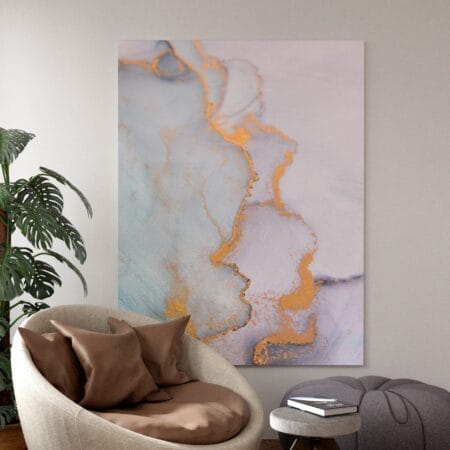 tablou-canvas-decorativ-pink-and-blue-dust