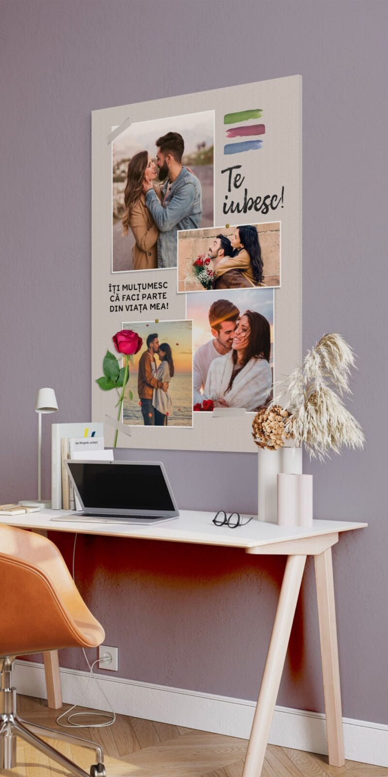 tablou canvas personalizat Îți mulțumesc