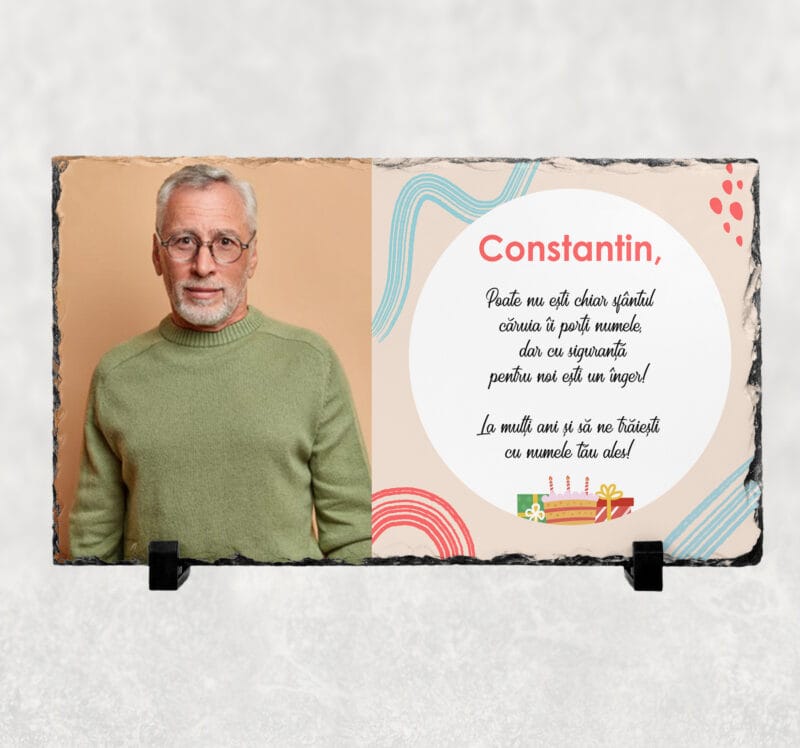 Ardezie Personalizată pentru Ziua de Nume (copiază)