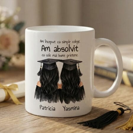 cană pentru absolvente "colege atât, prietene pe viață"