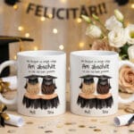 cană pentru absolvente "colege atât, prietene pe viață"