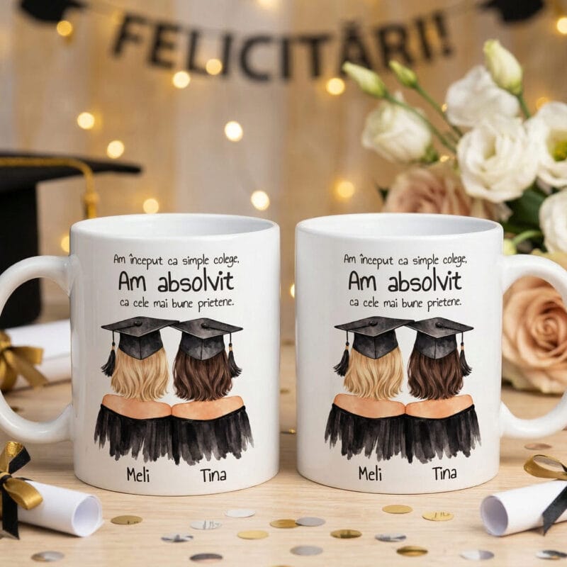 cană pentru absolvente "colege atât, prietene pe viață"