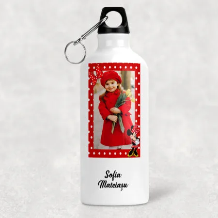 Bidon de apa personalizat cu poza si personaj preferat pentru baieti (copiază)