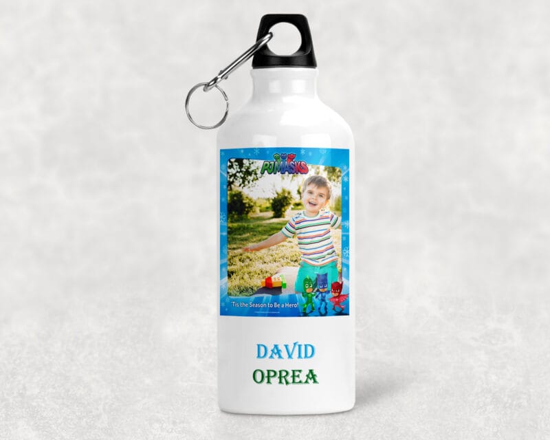 Bidon de apa personalizat cu poza si personaj preferat pentru fetite