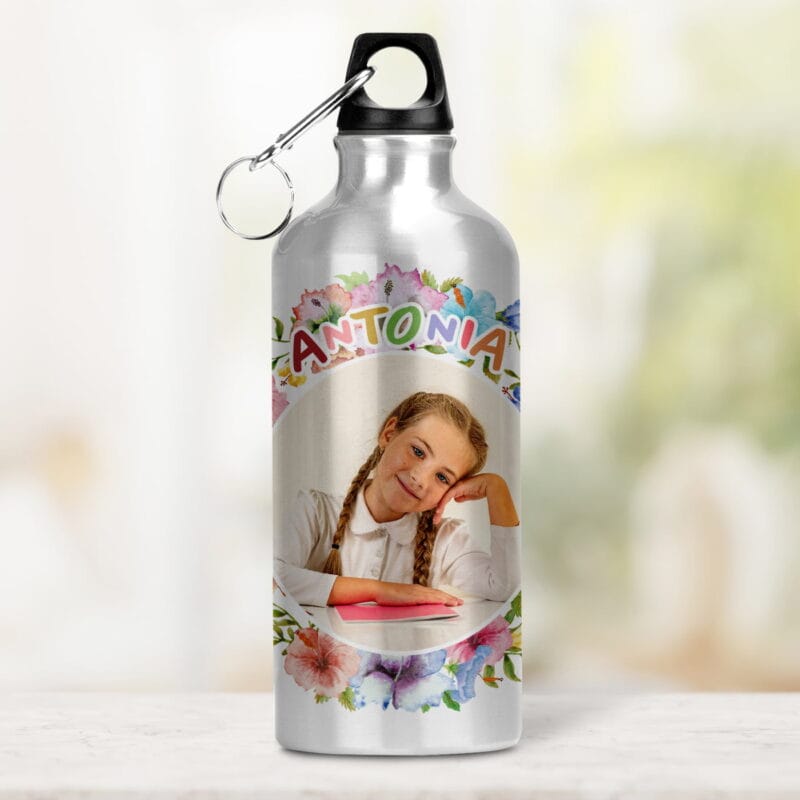 bidon de apă personalizat pentru fete