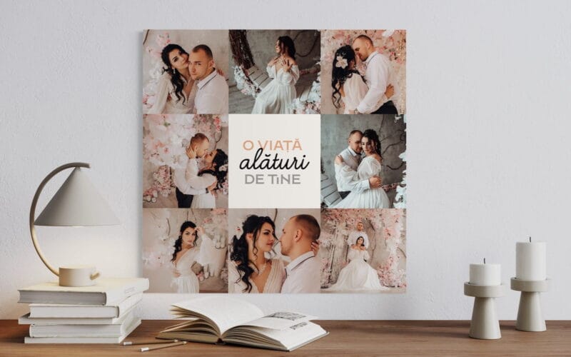 tablou canvas personalizat o viață alături de tine