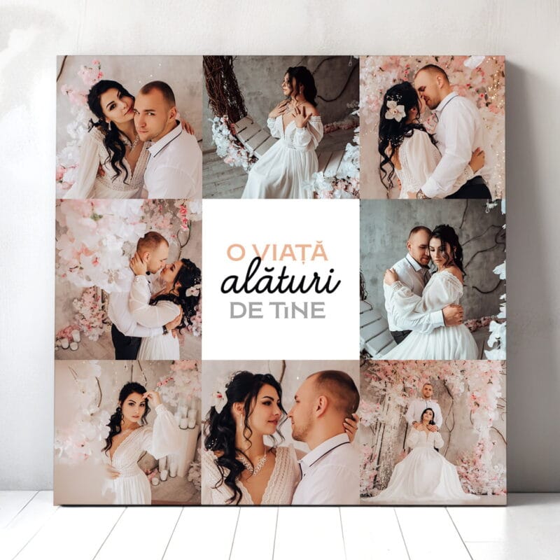 tablou canvas personalizat o viață alături de tine