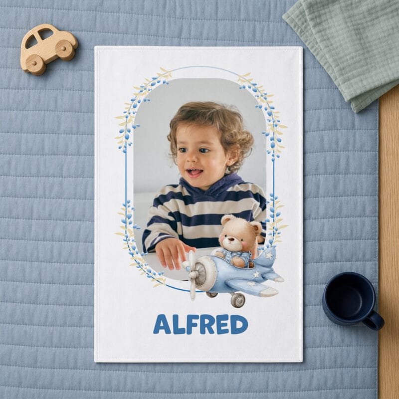 prosop de față personalizat cu poză și nume — băieți prosop de față personalizat cu poză și nume — băieți