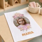 prosop de față personalizat cu poză și nume — fete