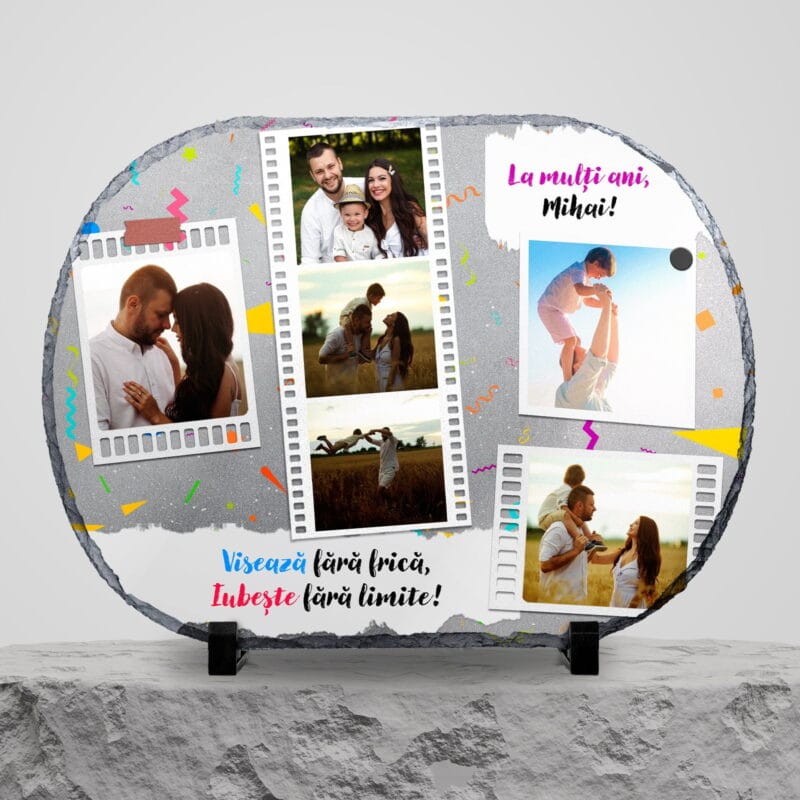 piatra maxi personalizata la multi ani - nume