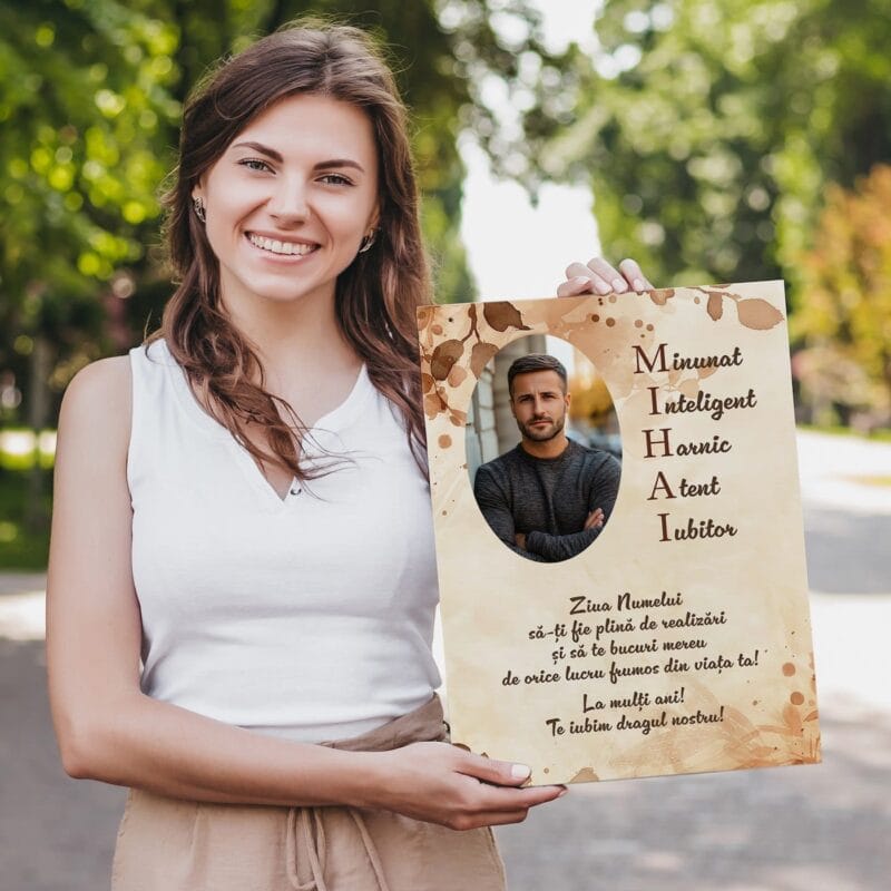 tablou canvas personalizat pentru mihai