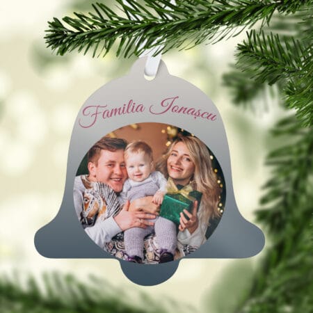 Ornament Bradut Personalizat cu o Fotografie (copiază)