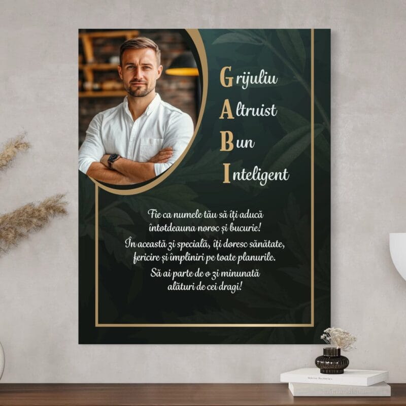 tablou canvas personalizat pentru gabi